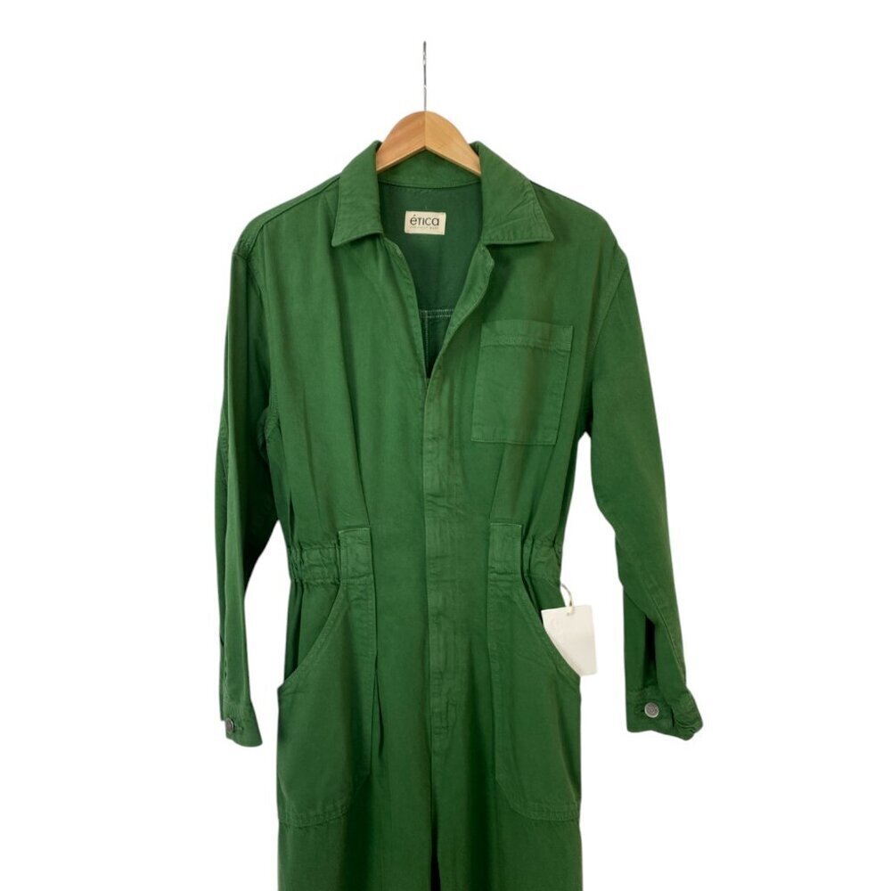 ETICA Kingsley Vintage Twill Utility Jumpsuit - Picture 3 of 16